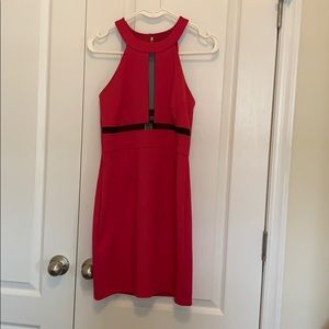 Hot pink cocktail dress